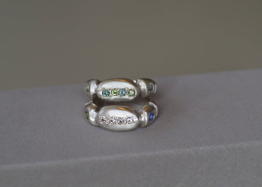 ONE OFF Sapphire Pebble Ring (ready to ship)